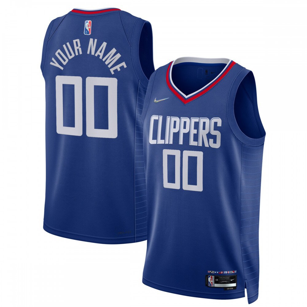 LA Clippers 2021/22 Diamond Swingman Custom Jersey - Icon Edition - Royal-Pro Kit Vault | Brand New 26/27 Sports Jerseys